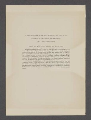 Extracts from Board Minutes, dated Dec. 1865, and Feb. 1866.