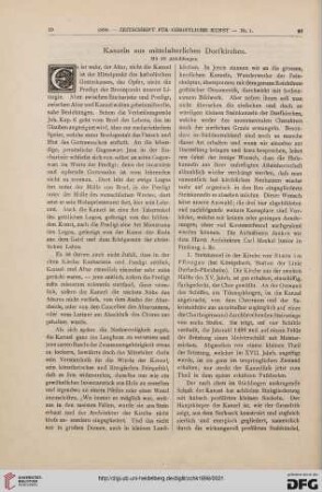 Kanzeln aus mittelalterlichen Dorfkirchen