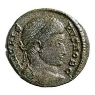 Münze, Follis, Aes 3, 323 - 324 n. Chr.