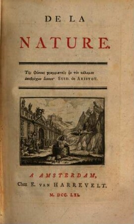 De la nature