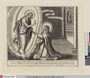 [Christ Showing a Nail from the Cross to Teresa as his true Bride; Christus zeigt Teresa einen Nagel des Kreuzes]