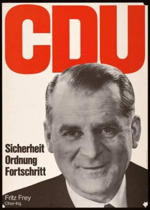 CDU - Christlich Demokratische Union, Landtagswahl 1968