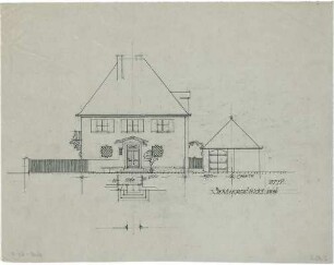 Döllgast, Hans; Haus Dr. "M" - Nordseite (Ansicht)