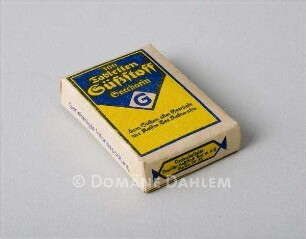 Schachtel "Süßstoff Saccharin"