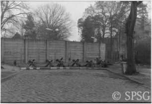 Mauerfall, Potsdam, Babelsberg, Grenzanlage.