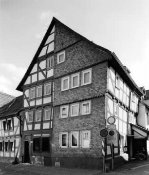 Fachwerkwohnhaus; Alsfeld, Untere Fulder Gasse 37, Untere Fulder Gasse 39