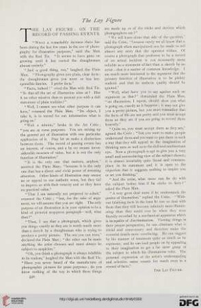 The lay figure: on the record of passing events