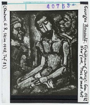 Georges Rouault: Verhöhnung Christi. New York MoMa