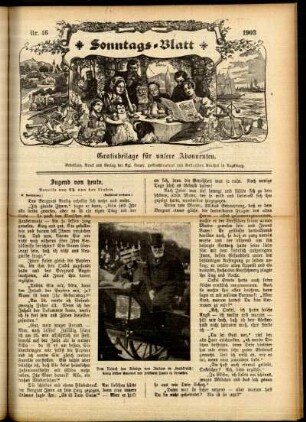Ausgabe vom Sonntag, den 15. November 1903.