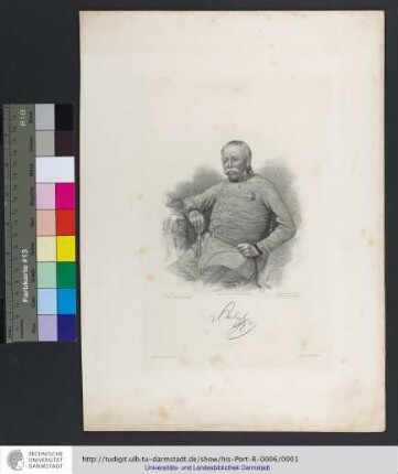 Radetzky / Nach einer Photographie von M. Lotze in Stahl gestochen v. A. Weger Leipzig