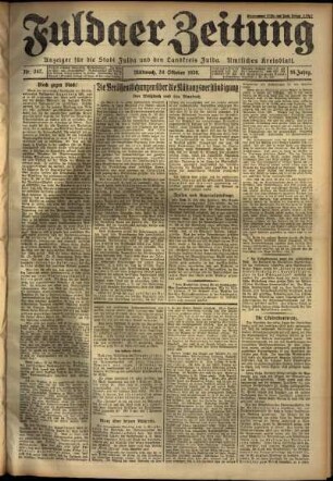 Ausgabe vom Mittwoch, den 24. Oktober 1928.