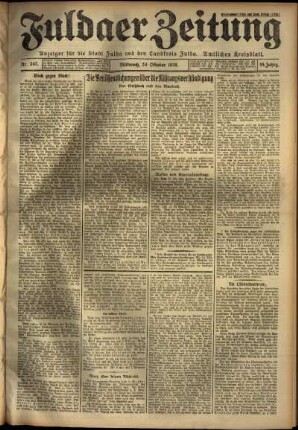 Ausgabe vom Mittwoch, den 24. Oktober 1928.