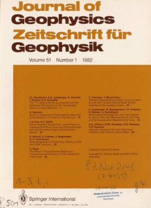 51: Journal of geophysics