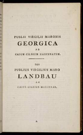 Publii Virgilii Maronis Georgica