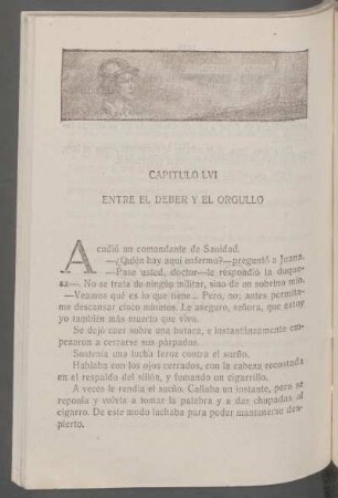 Capítulo LVI - Entre el deber y el orgullo
