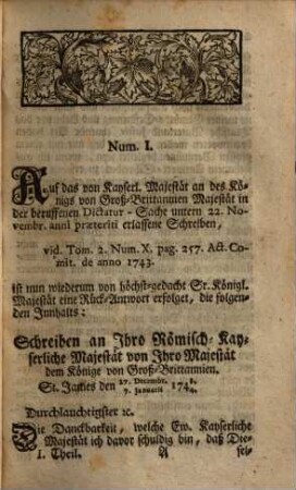 Acta comitialia publica, 1744, T. 1