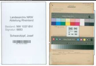 Entnazifizierung Josef Schwarzkopf , geb. 18.09.1892 (Landwirt)