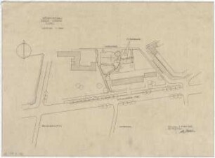 Gsaenger, Gustav; Kassel (Hessen); Kreuzkirche, Wiederaufbau - Lageplan