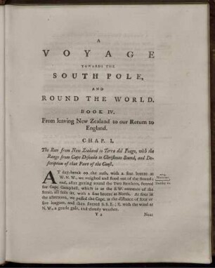 Book IV. From leaving New Zealand to our Return to England.