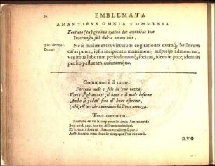 Amantibvs Omnia Commvnia