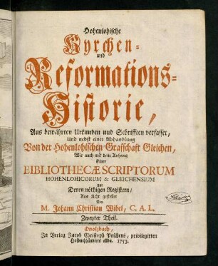 1-480, Kyrchen- und Reformations-Historie
