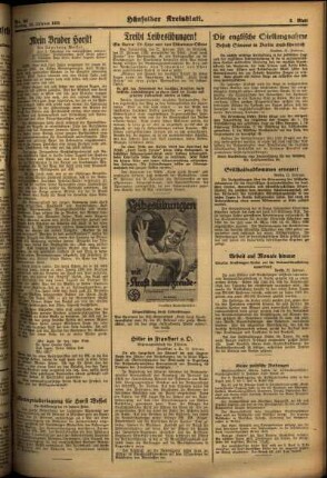 Zweite Ausgabe vom Freitag, den 22. Februar 1935.