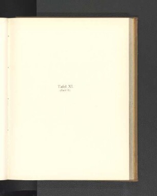 Tafel XI. (Tafel II.)
