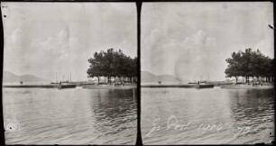 Aix-les-Bains. Grand Port. Ufer des Lac du Bourget