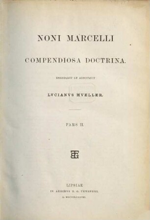 Noni Marcelli compendiosa doctrina. 2