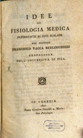 Idee di Fisiologia Medica
