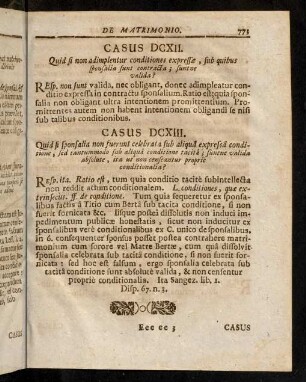 773-782, Casus DCXII - DCXXIX