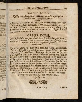 773-782, Casus DCXII - DCXXIX
