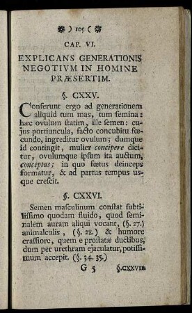 Cap. VI. Explicans Generationis Negotium In Homine Præsertim.