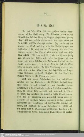 1648 bis 1765