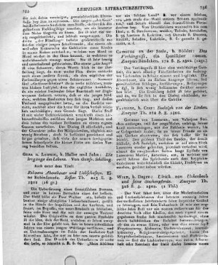 Wien, b. Degen: Ulrich von Unkenbach und seine Steckenpferde. Zweyter Th. 326 S. 8. 1802.