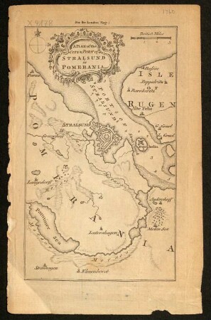 A plan of the city & port of Stralsund in Pomerania