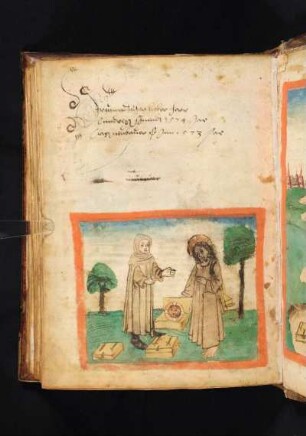 Notiz: Schriftproben, datiert 1573, 1574