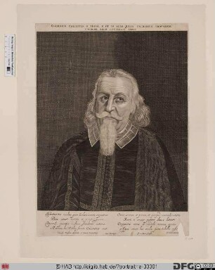 Bildnis Georg Calixt (eig. Callisen)