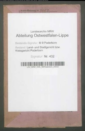 Kreisgerichtsrat Alfred Hüffer zu Paderborn