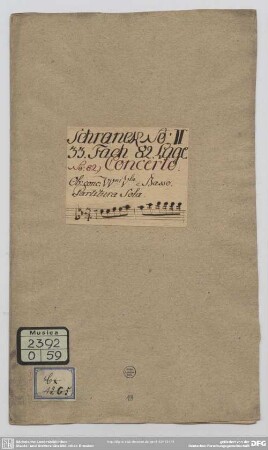 Concertos - Mus.2392-O-59 : iSol (4), strings, ob (2), b - F; TWV 54:F 1