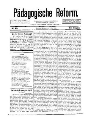 Die kulturelle Erziehung der Jugend : (Fortsetzung) ; (Fortsetzung fogt)