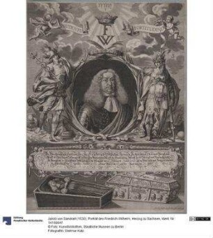 Porträt des Friedrich Wilhelm, Herzog zu Sachsen