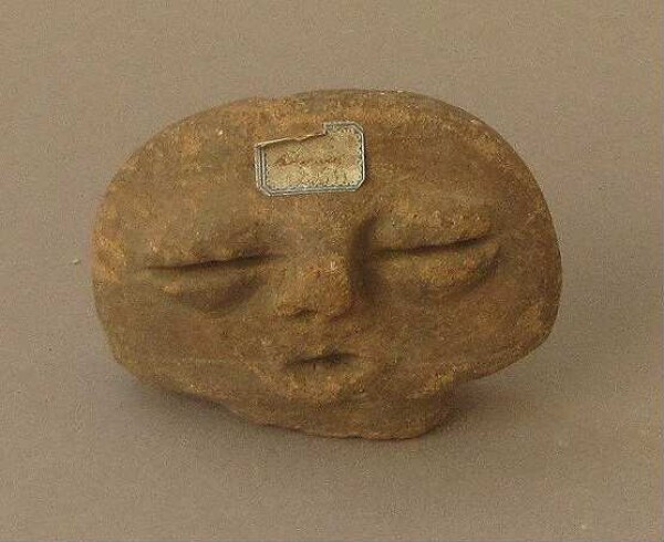 Head of a clay figure