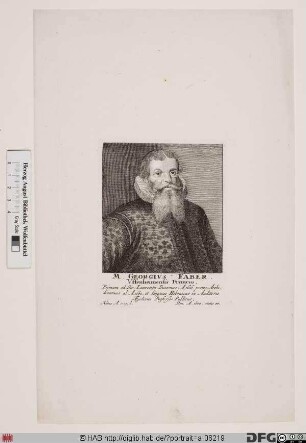 Bildnis Georg Faber (II)