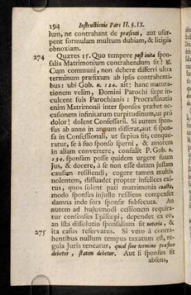194-203, Quaeres 15. Quo tempore post inita sponsalia Matrimonium ...