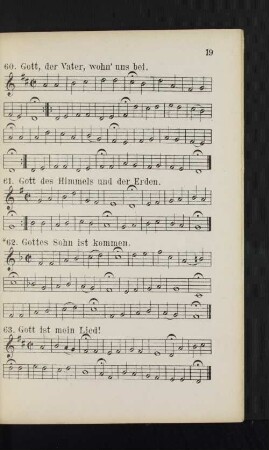 60. Gott, der Vater, wohn' uns bei. - 118. Nimm von uns, Herre Gott.