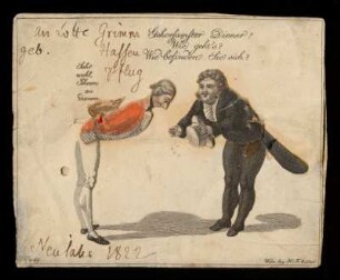 Brief von Jacob Grimm an Charlotte Amalie Grimm