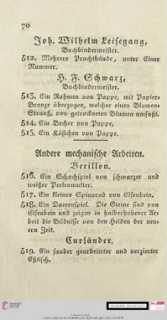 Andere mechanische Arbeiten