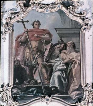 Konstantin als Sieger über das Heidentum und als Beschützer der Kirche