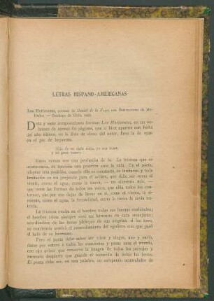 Letras hispano-americanas